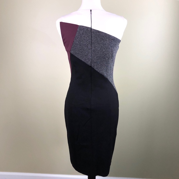 WHBM Colorblock Pencil Dress Size 2 - Picture 3 of 7